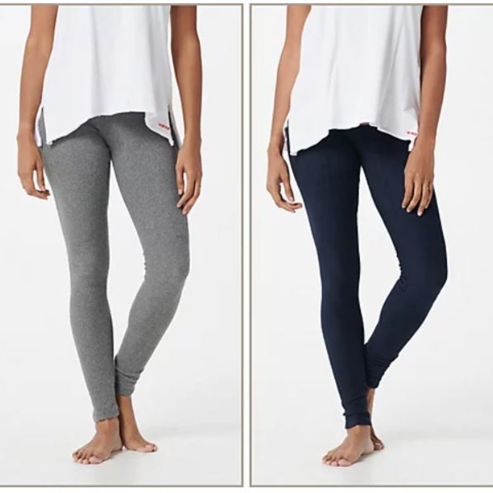 Cuddl Duds Fleecewear Stretch Leggings Pack of 2